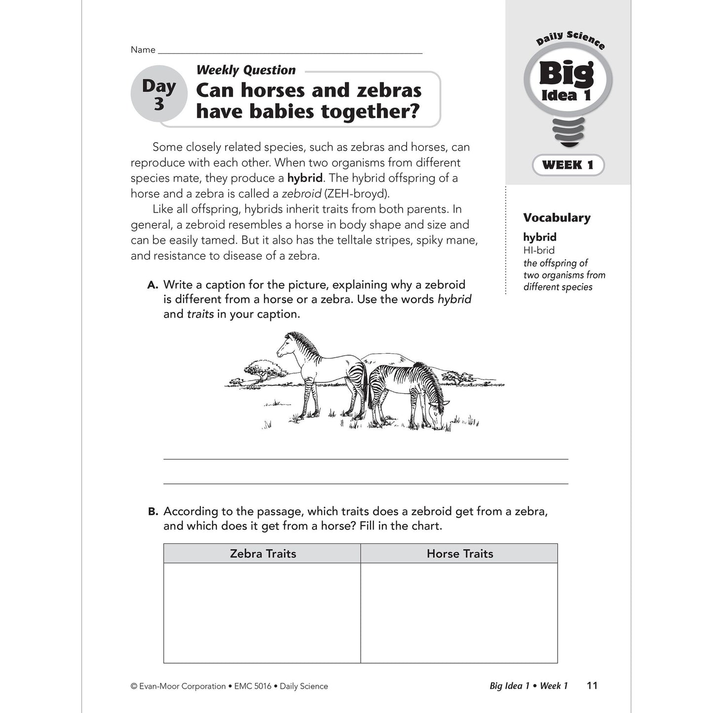 Daily Science, Grade 6+