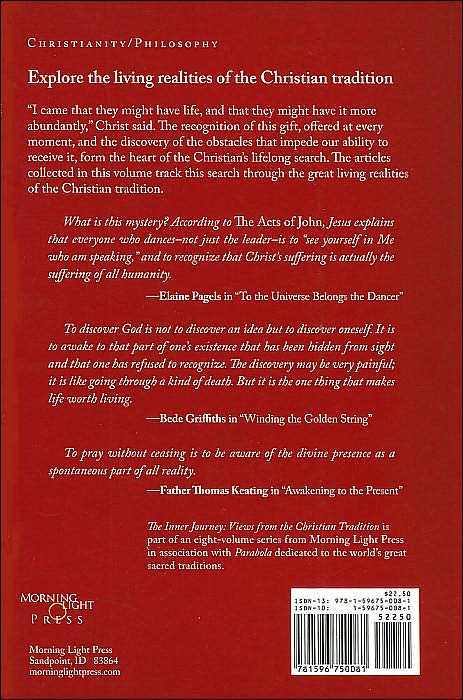 Inner Journey: Views from the Christian Tradition (Parabola Anthology Series)