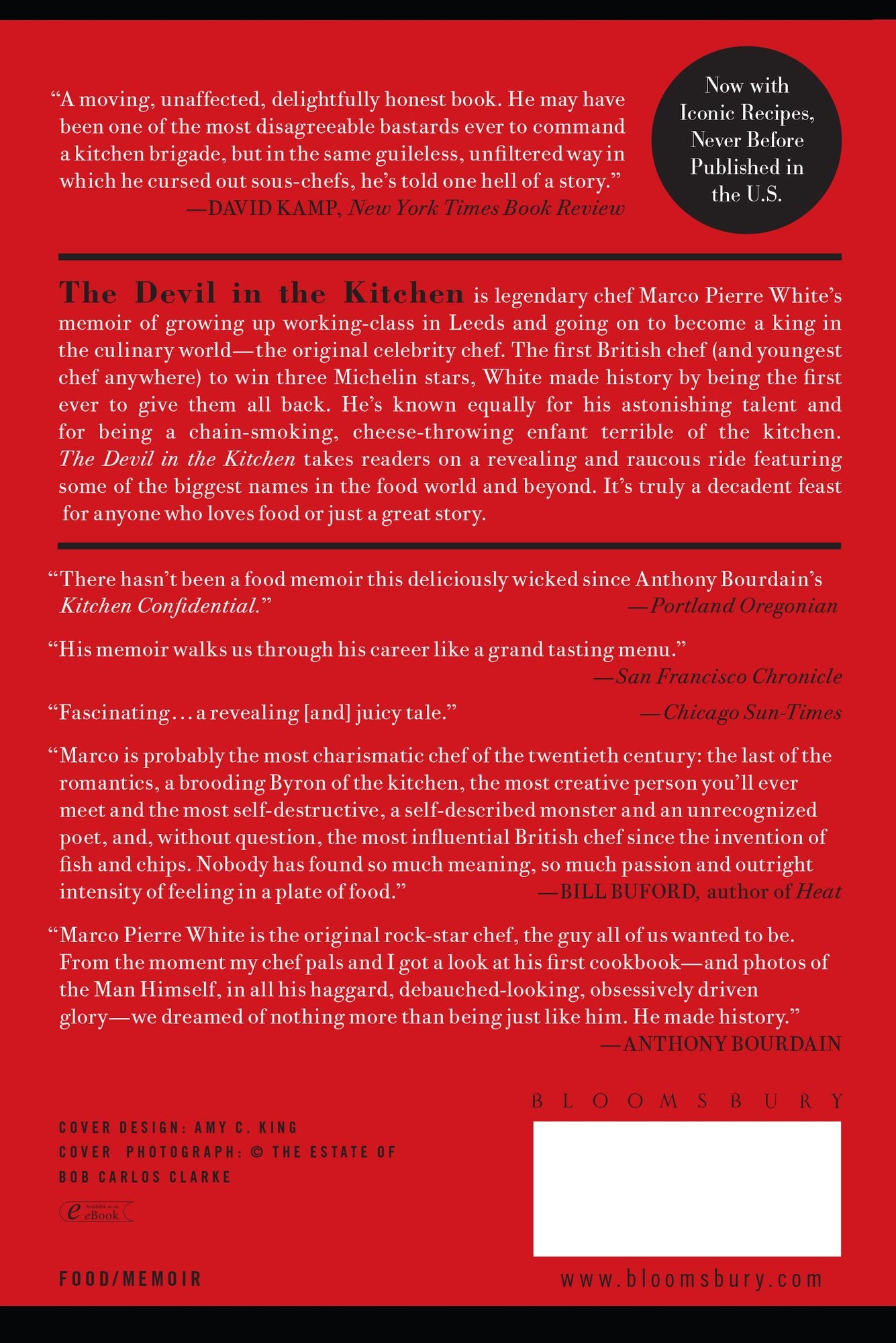The Devil in the Kitchen: Sex, Pain, Madness, and the Making of a Great Chef