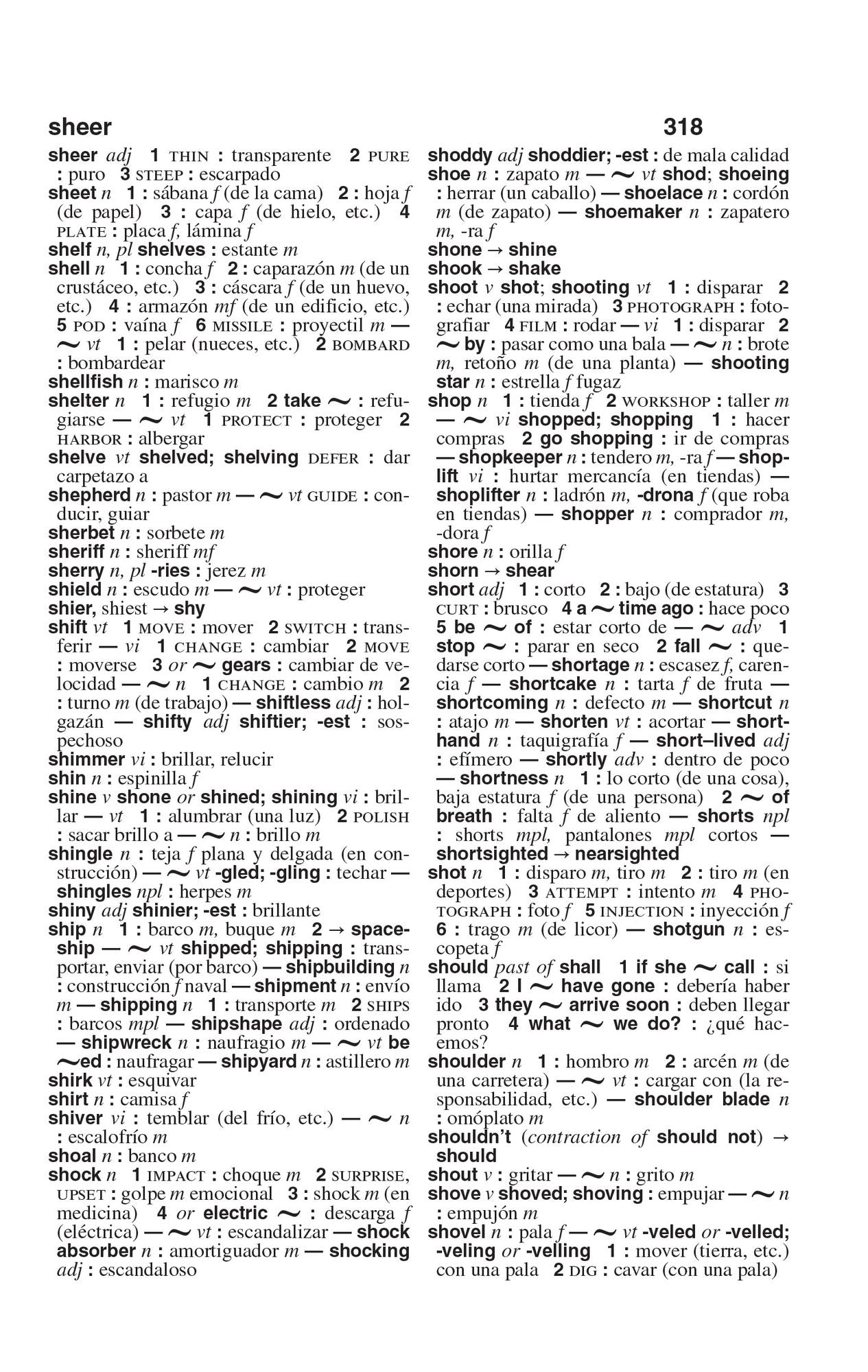 Webster's Spanish-English Dictionary for Students, Second Edition
