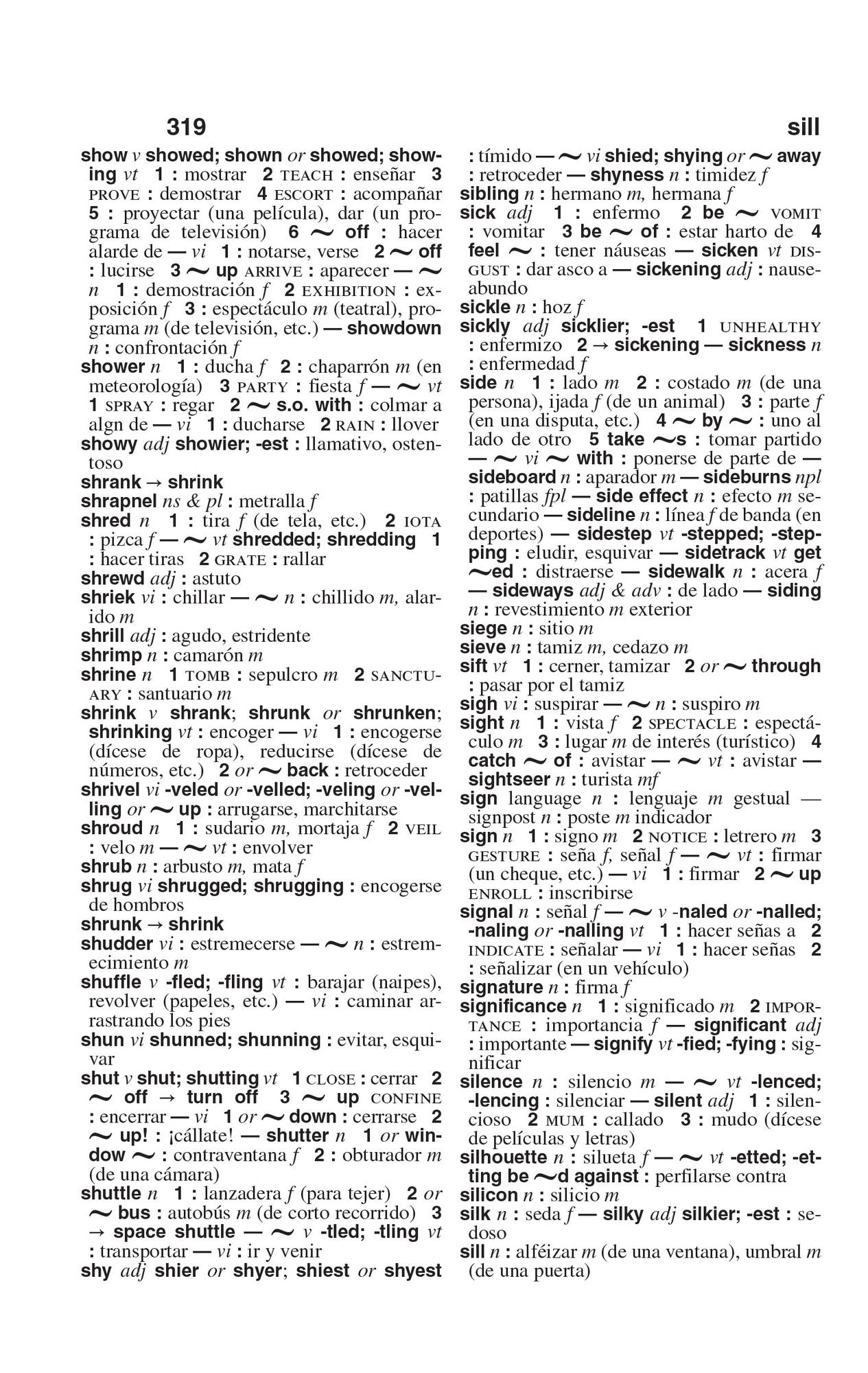 Webster's Spanish-English Dictionary for Students, Second Edition