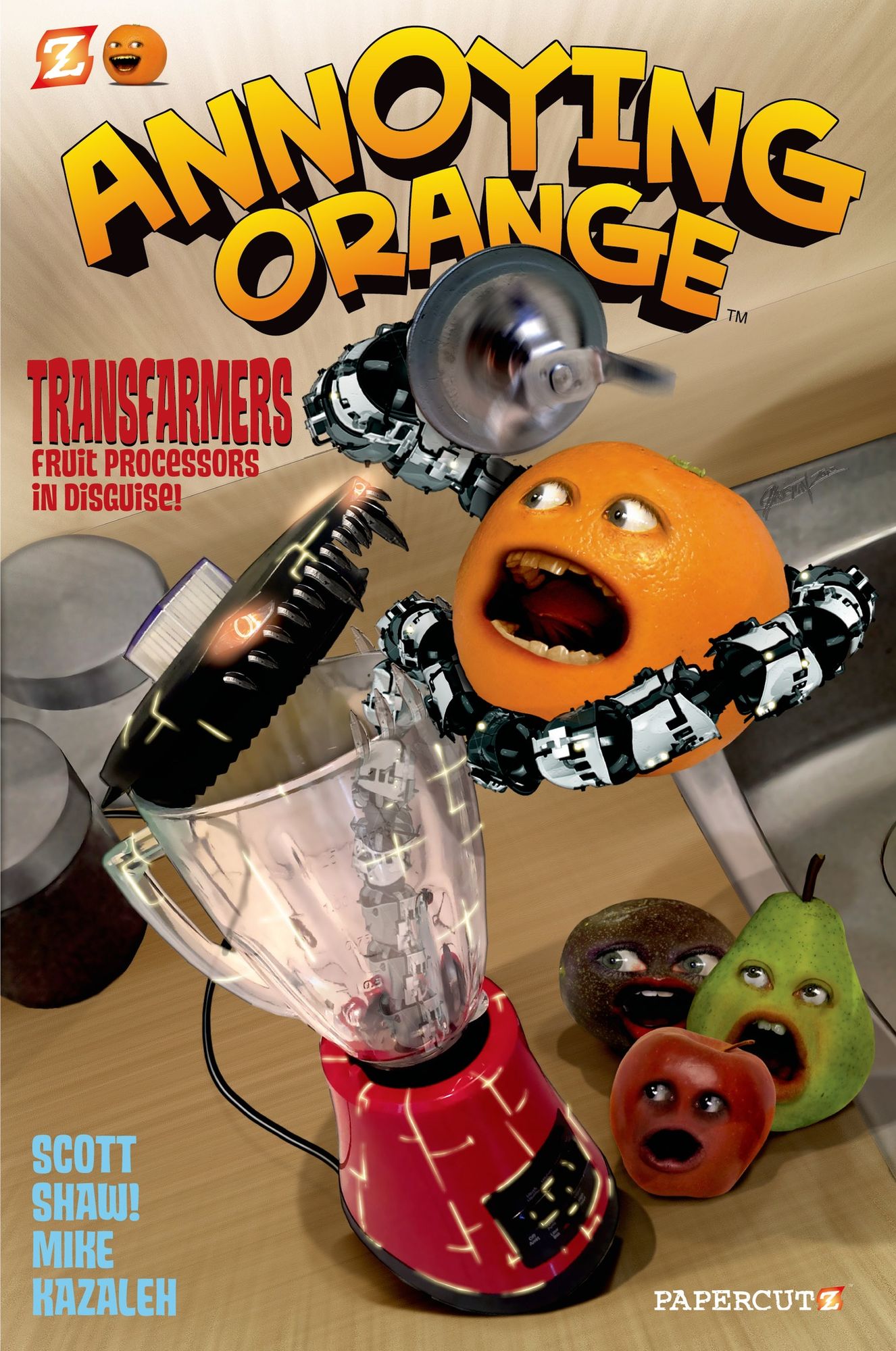 Transfarmers: Food Processors in Disguise! (Annoying Orange Graphic Novels Series #5)