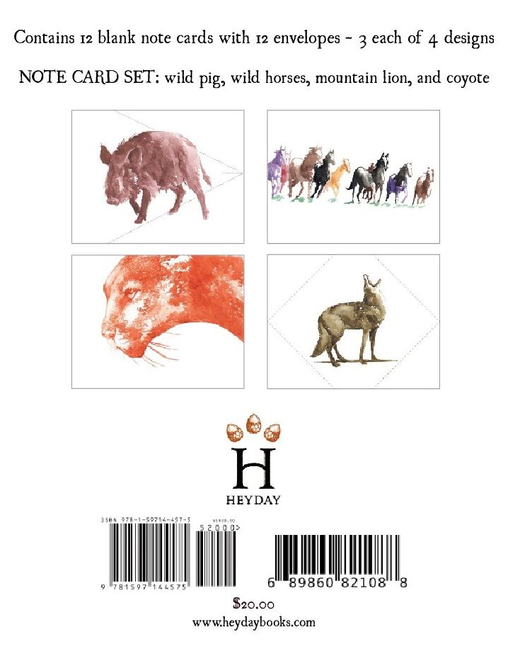 The California Field Atlas Note Card Set: Mammals
