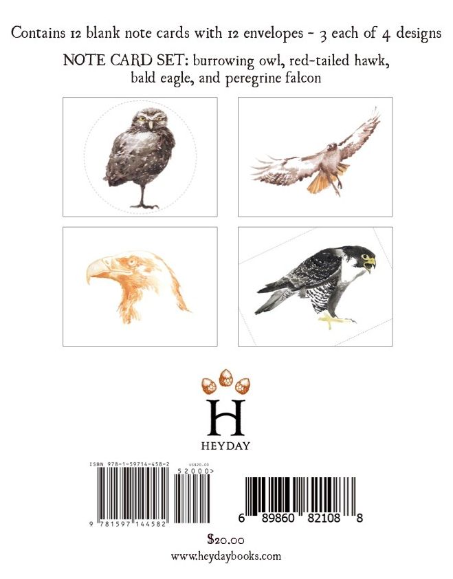 The California Field Atlas Note Card Set: Raptors
