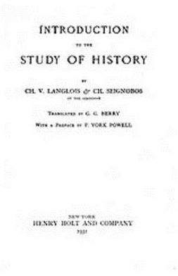 Introduction To The Study Of History