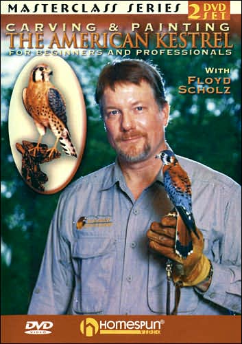 Carving & Painting the American Kestrel DVD (2-disk set)