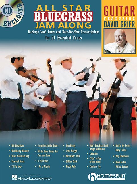 All-Star Bluegrass Jam-along: For Guitar