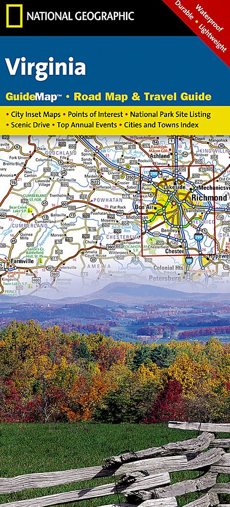 Virginia Attractions Map