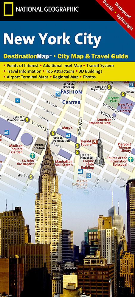 New York City, New York Map