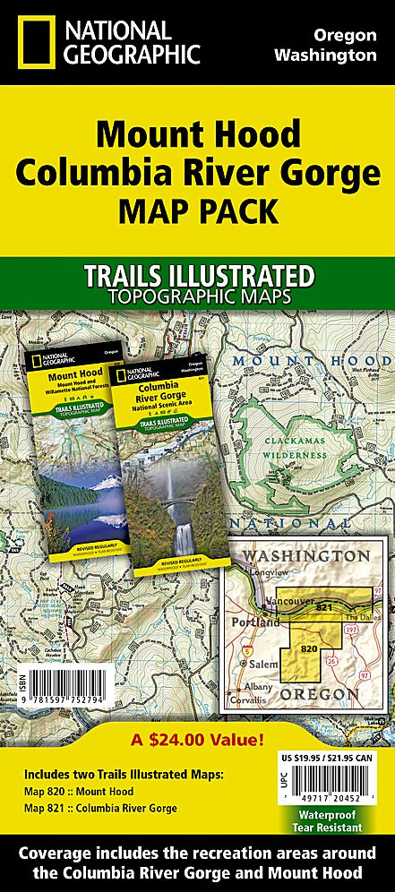 Mount Hood, Columbia River Gorge [map Pack Bundle]