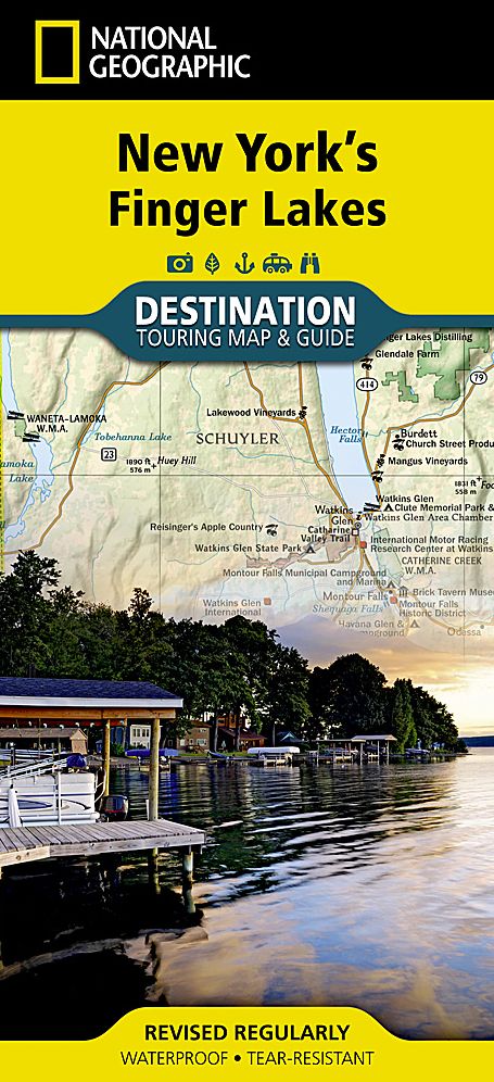 Finger Lakes, New York Map