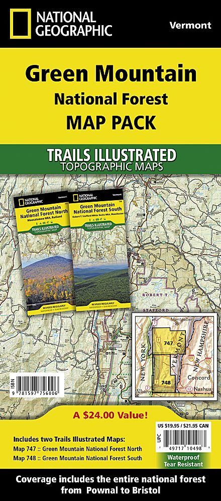 Green Mountain National Forest [map Pack Bundle]