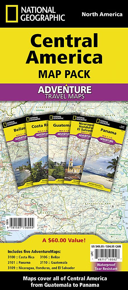 Central America [map Pack Bundle]