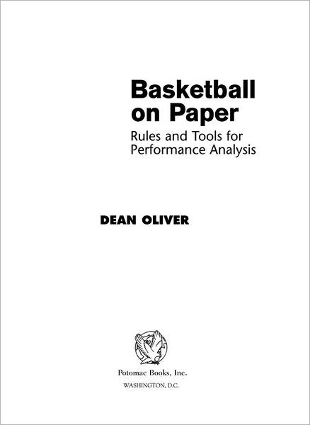 Basketball on Paper: Rules and Tools for Performance Analysis