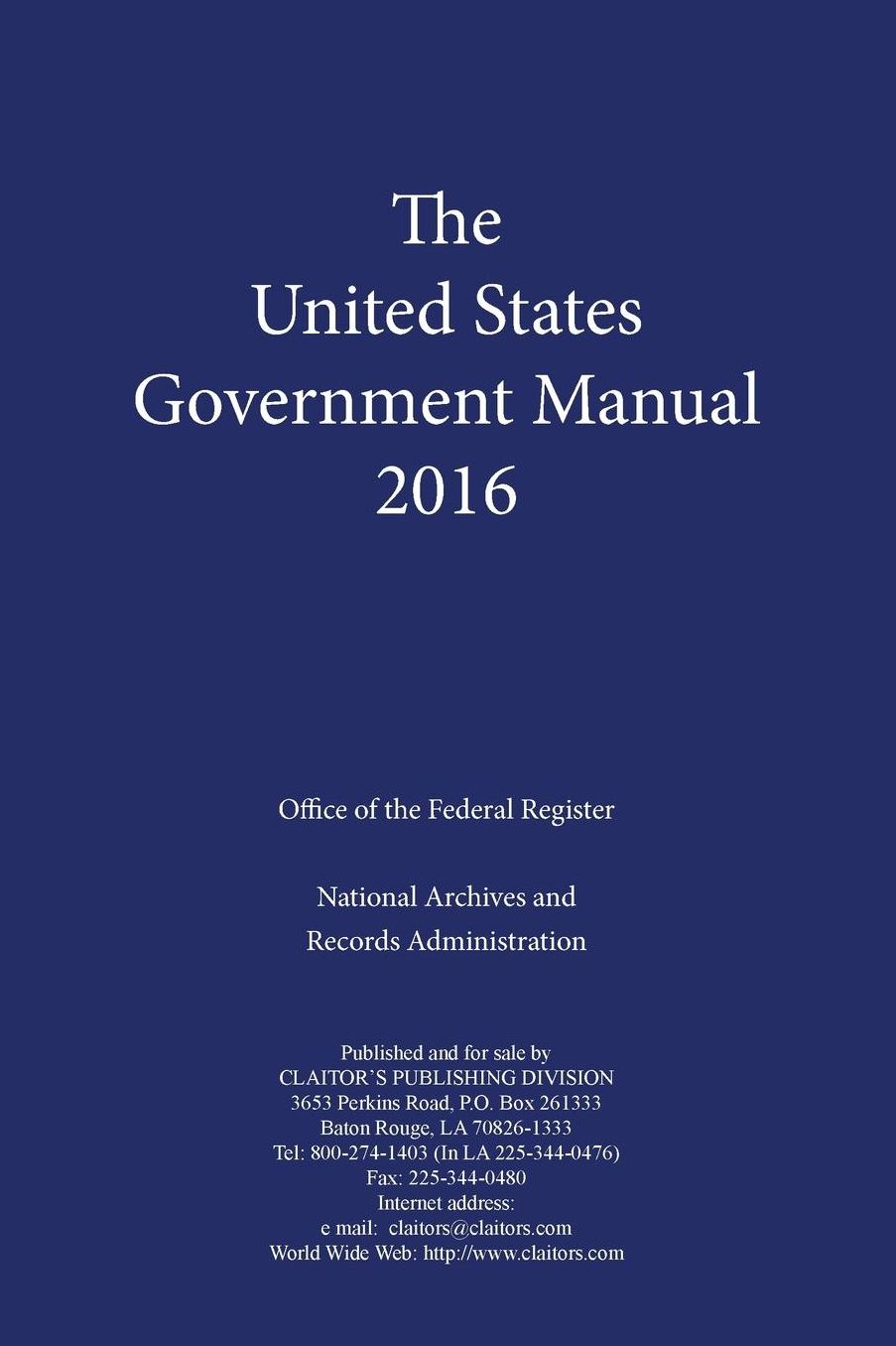United States Government Manual