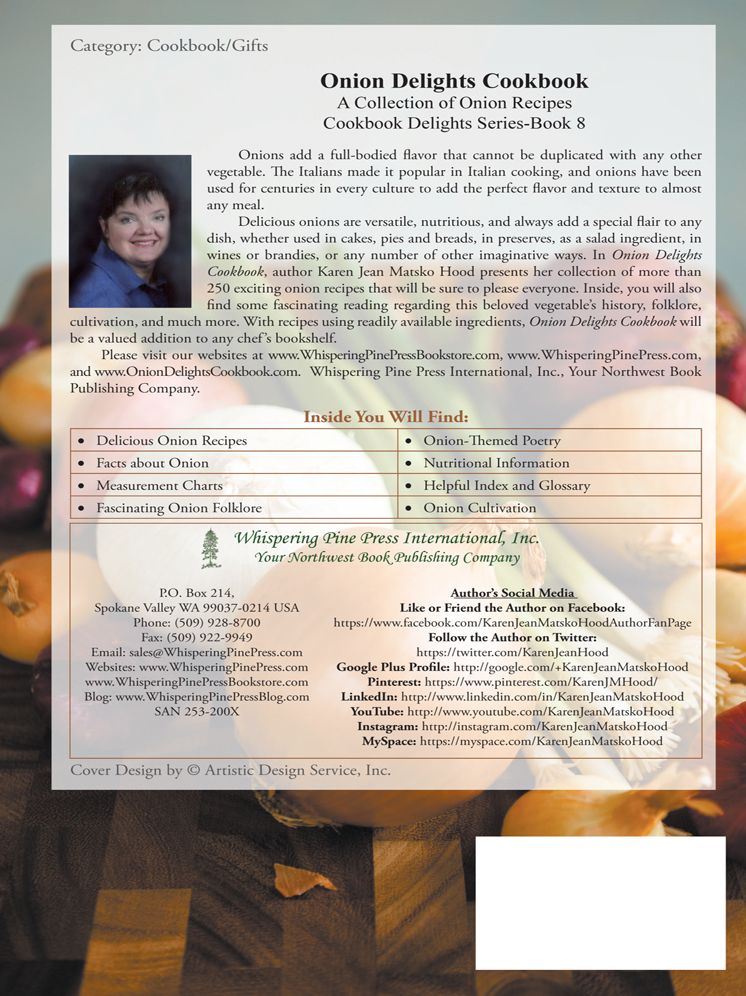 Onion Delights Cookbook: A Collection of Onion Recipes