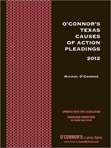 O'Connors Causes of Action Pleadings