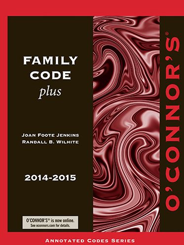 O'Connor's Family Code Plus 2014-2015