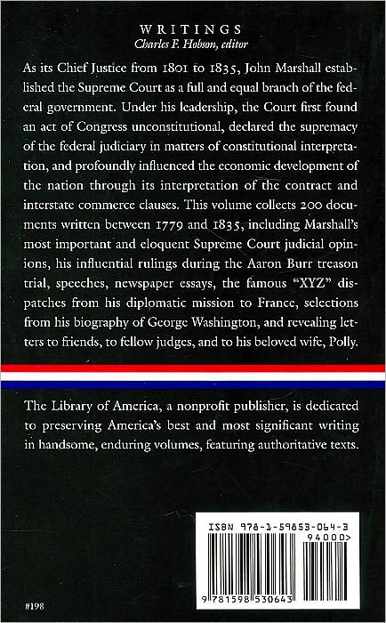 John Marshall: Writings