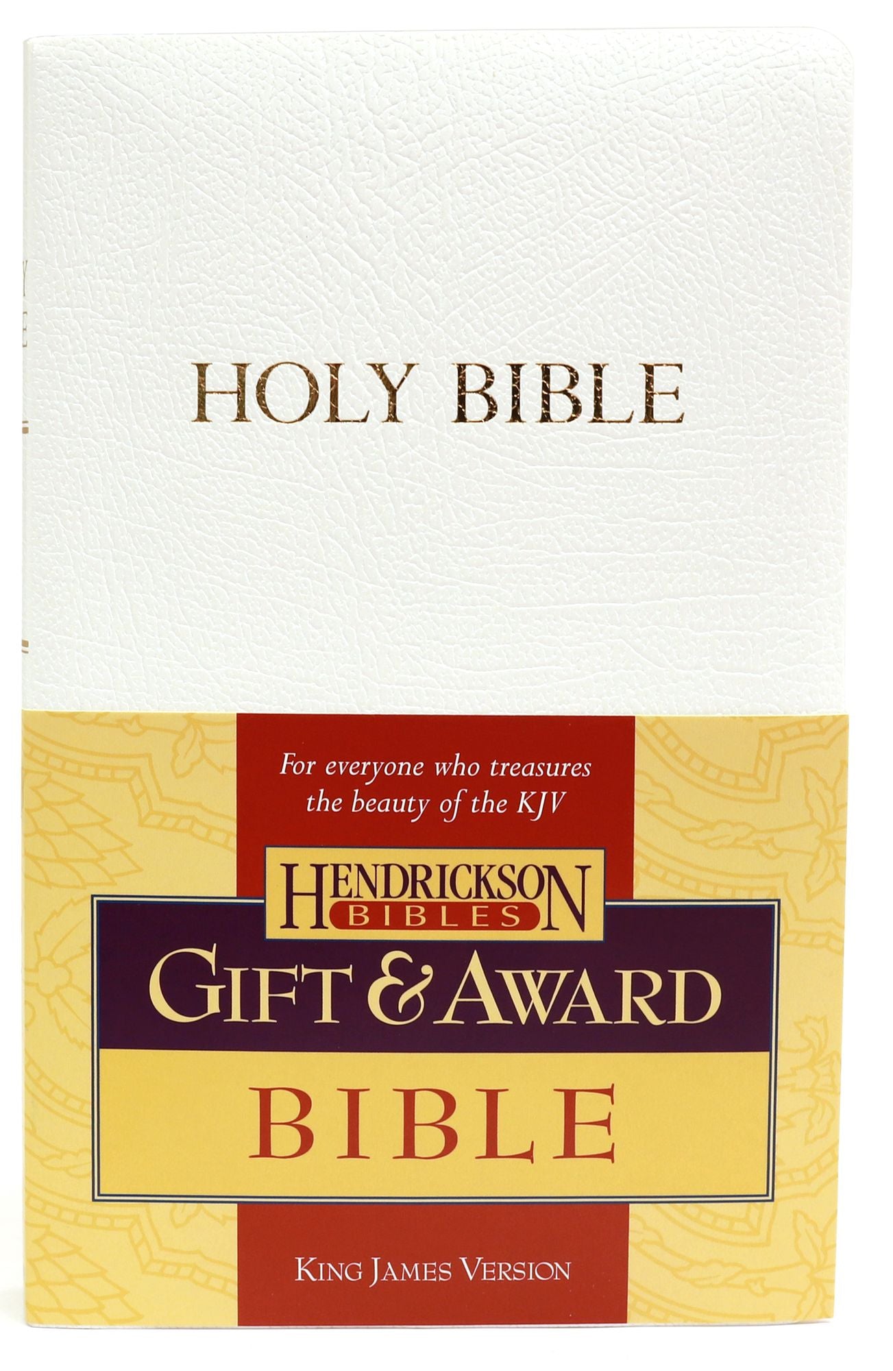 KJV Gift & Award Bible: King James Version, White Imitation Leather