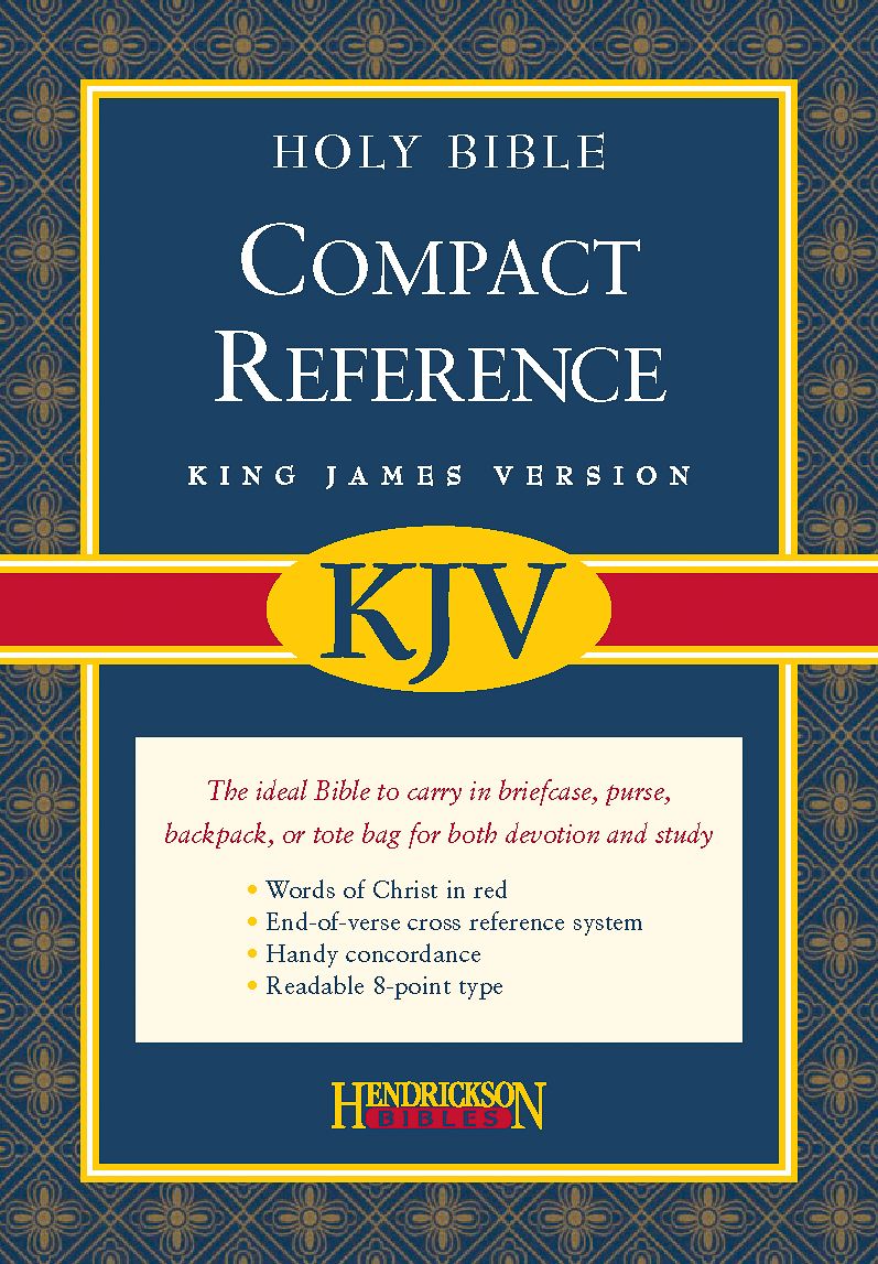 KJV Compact Reference Bible: King James Version, Burgundy Bonded Leather