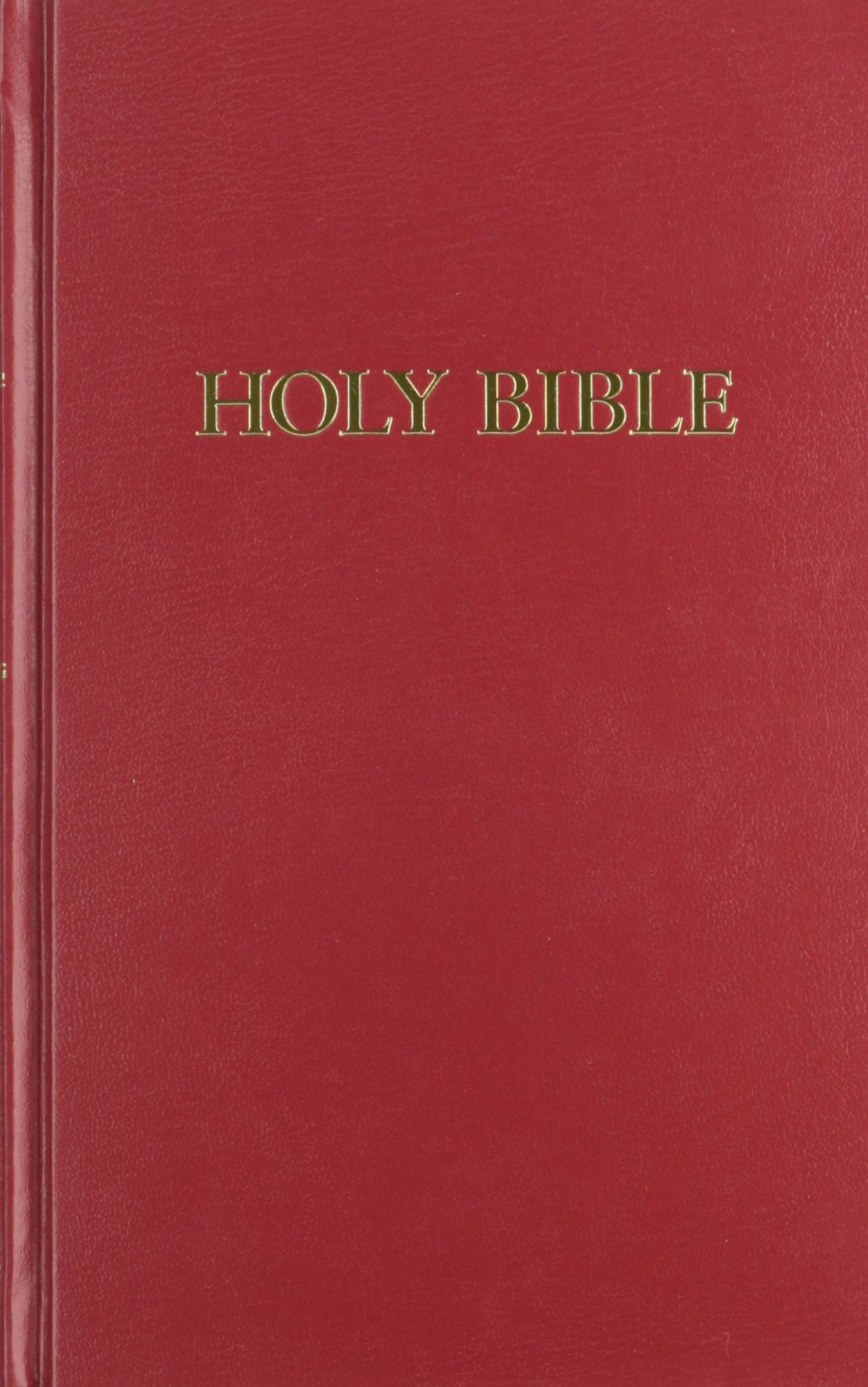KJV Pew Bible, Revised: King James Version, Red