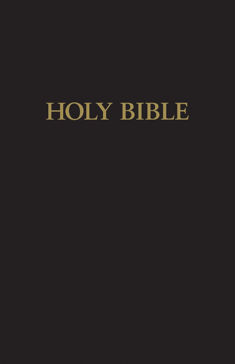 The KJV Large Print Pew Bible, Black