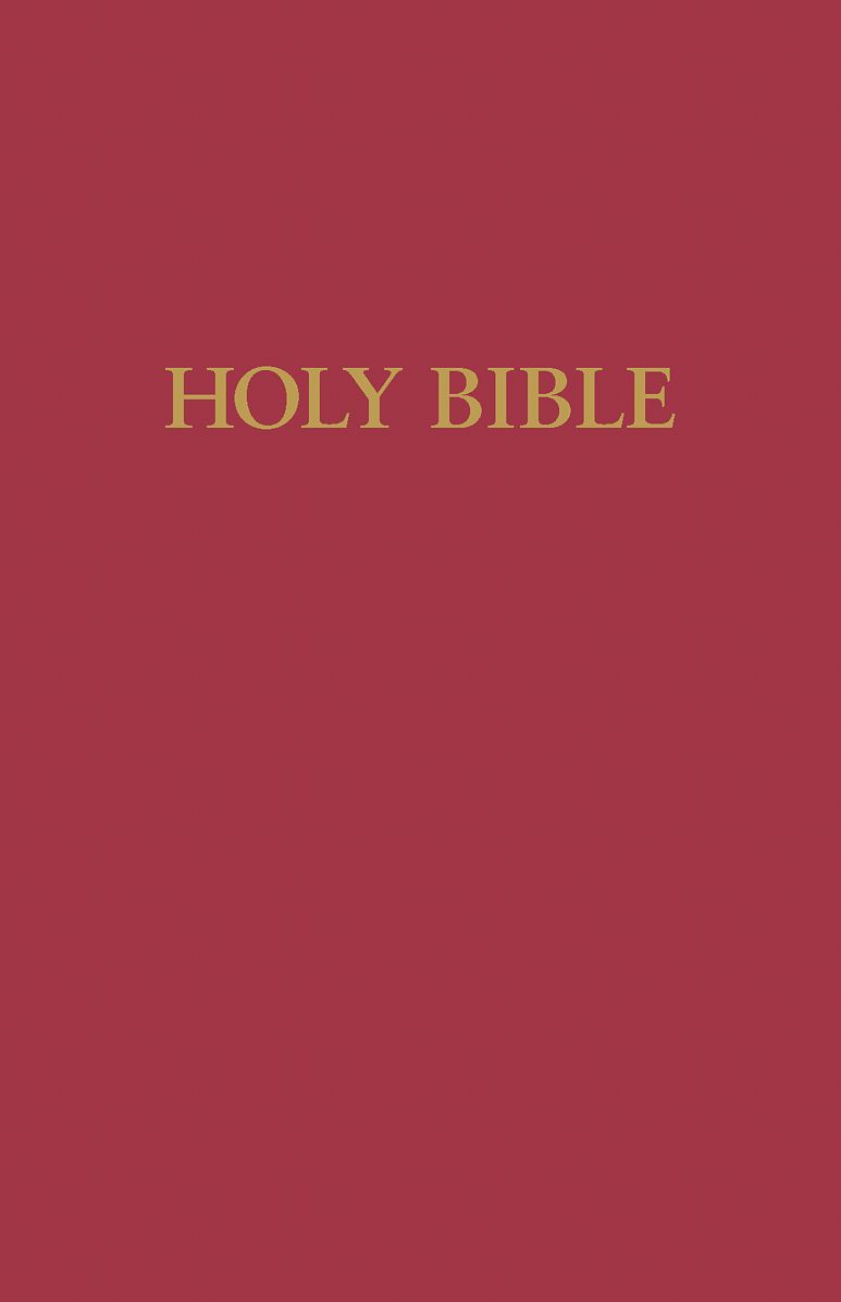 The KJV Large Print Pew Bible, Burgundy