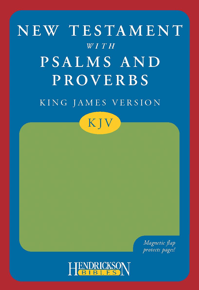 KJV New Testament with Psalms and Proverbs, Green, Magnetic Flap
