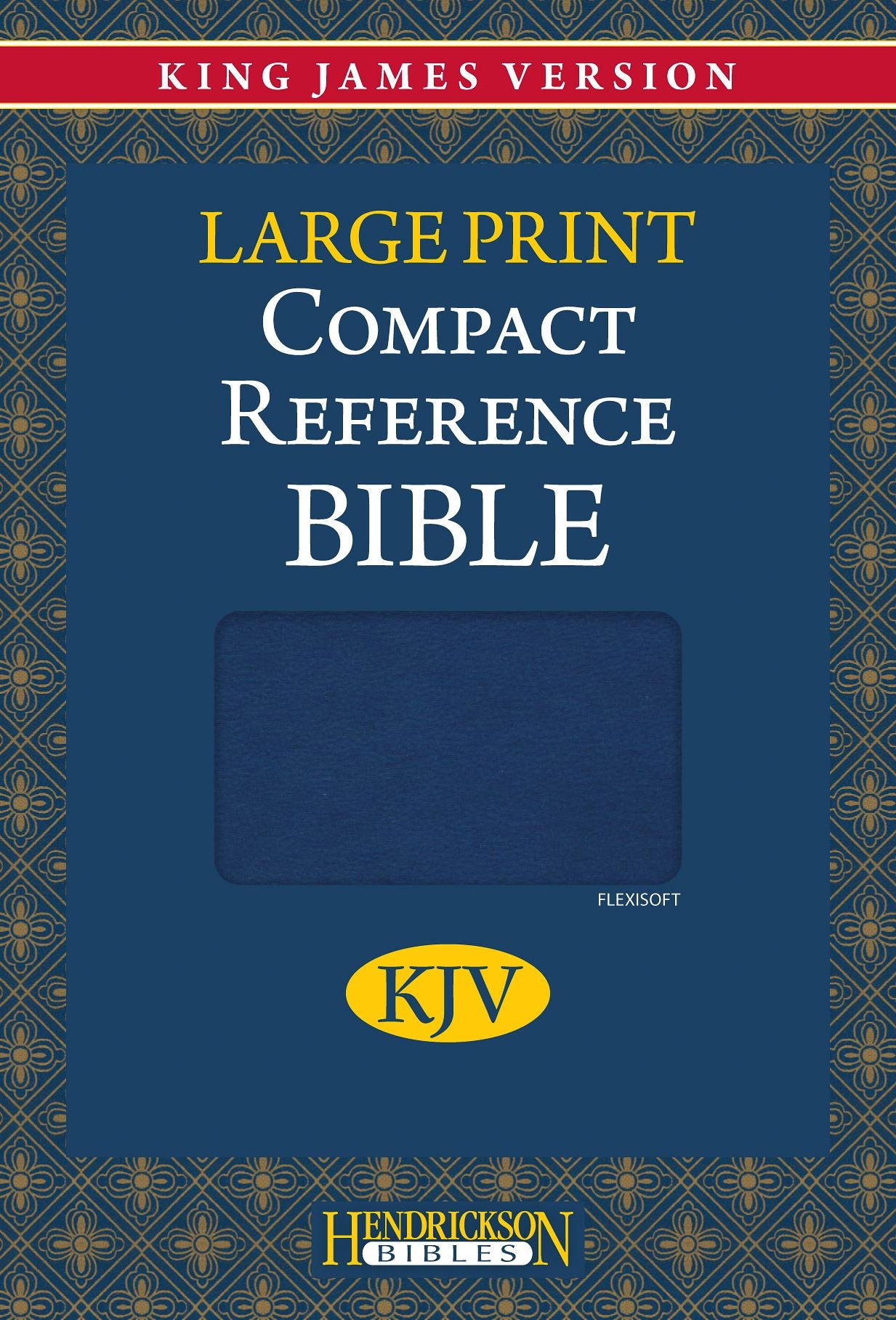 KJV Compact LP Reference Bible, Blue