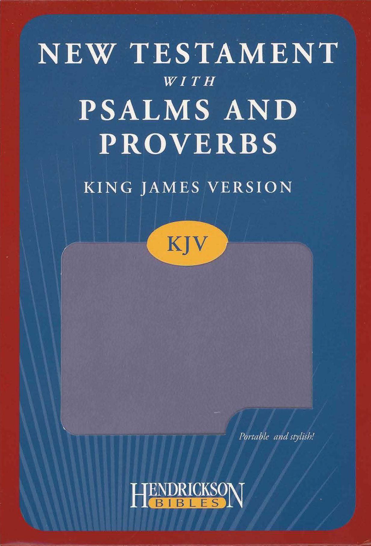 KJV New Testament, with Psalms and Proverbs Lilac