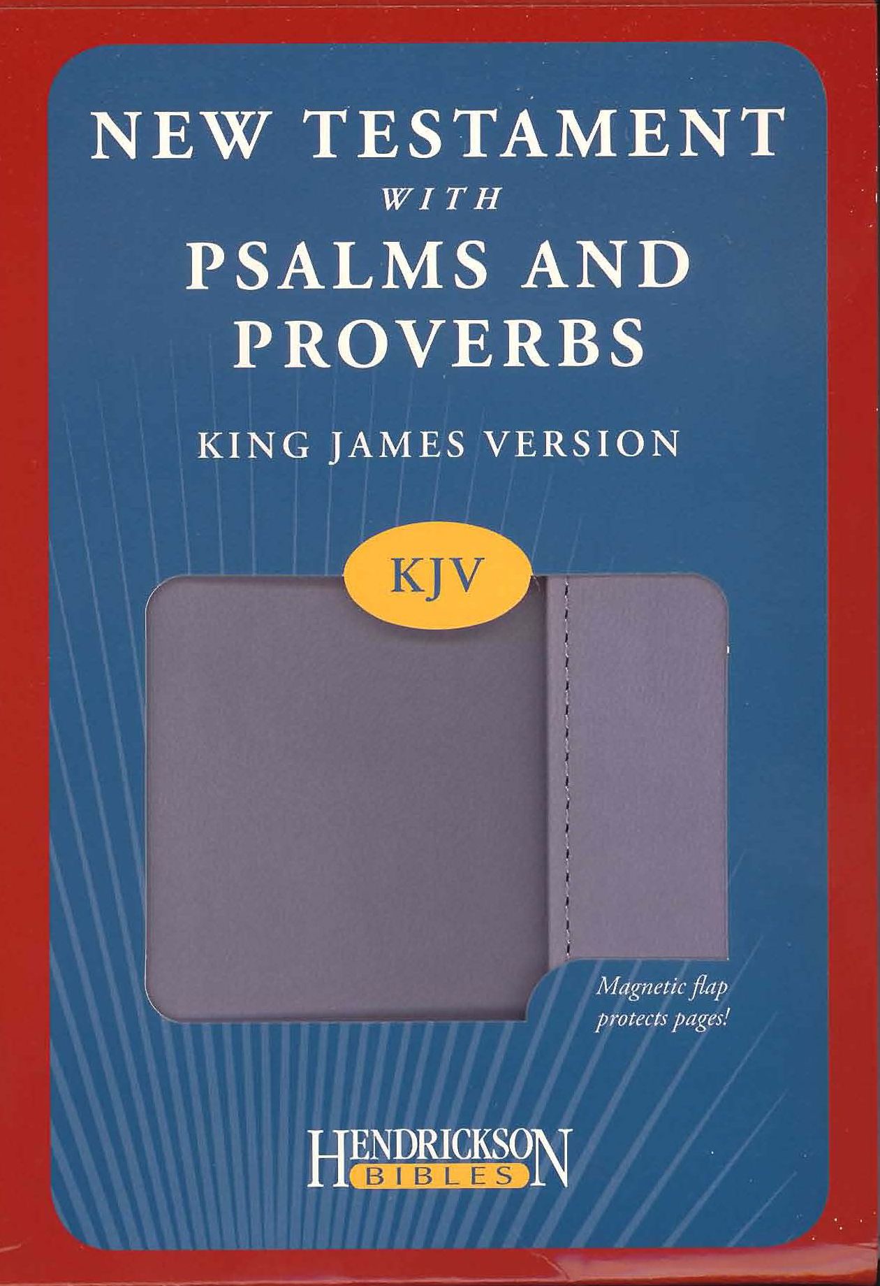 KJV New Testament, with Psalms and Proverbs Lilac w/Flap