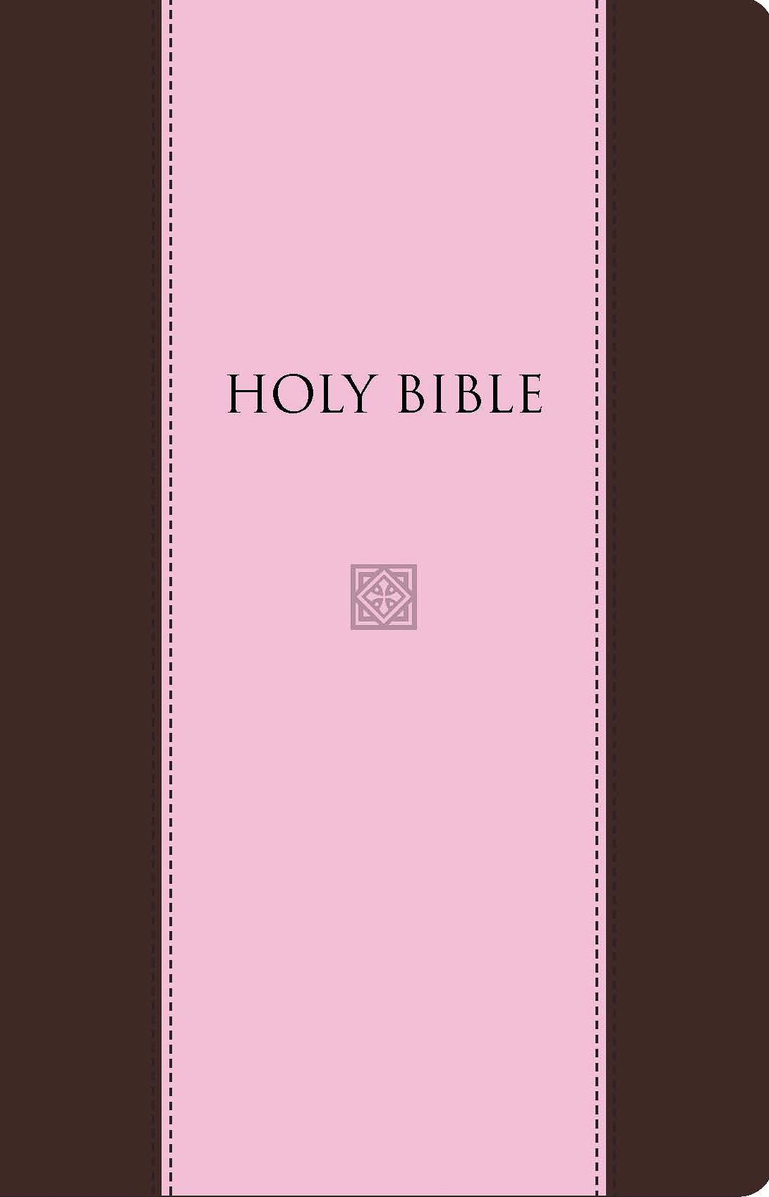KJV Devotional Bible Chocolate/Pink