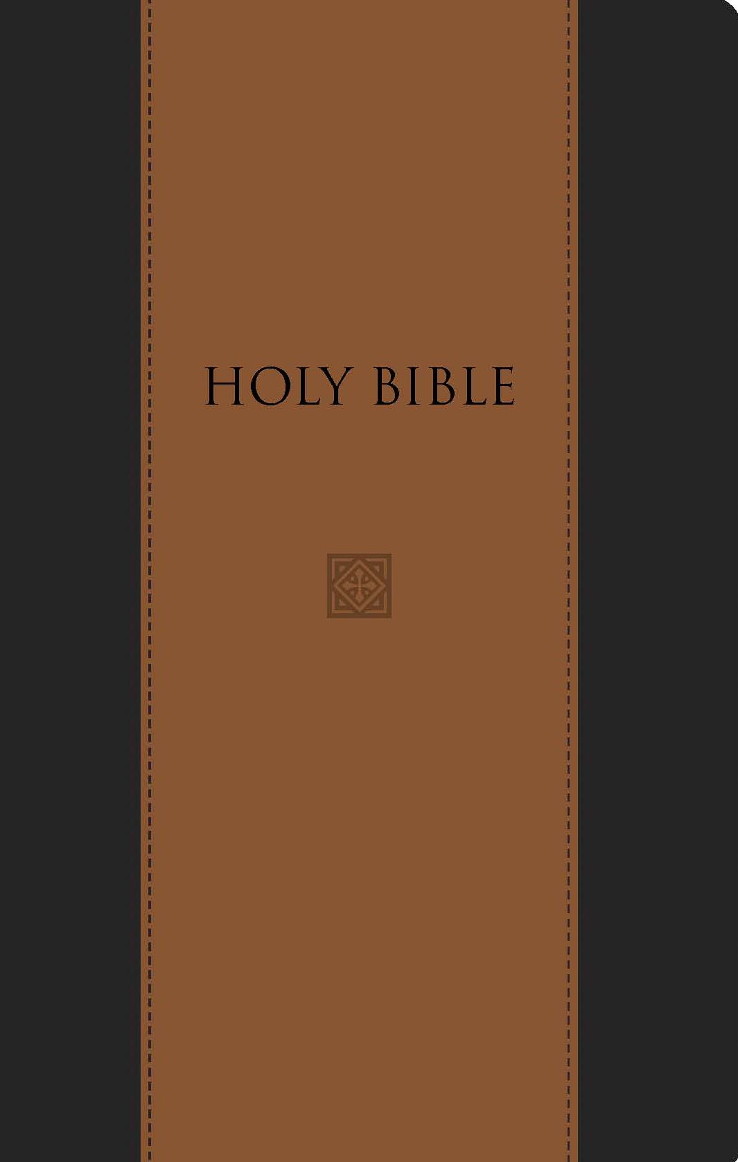 KJV Devotional Bible Black/Tan