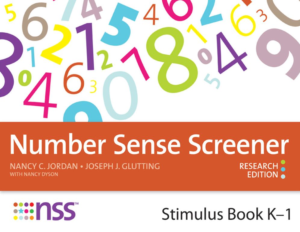 Number Sense Screener (NSS) Stimulus Book, K-1 (Research Edition)