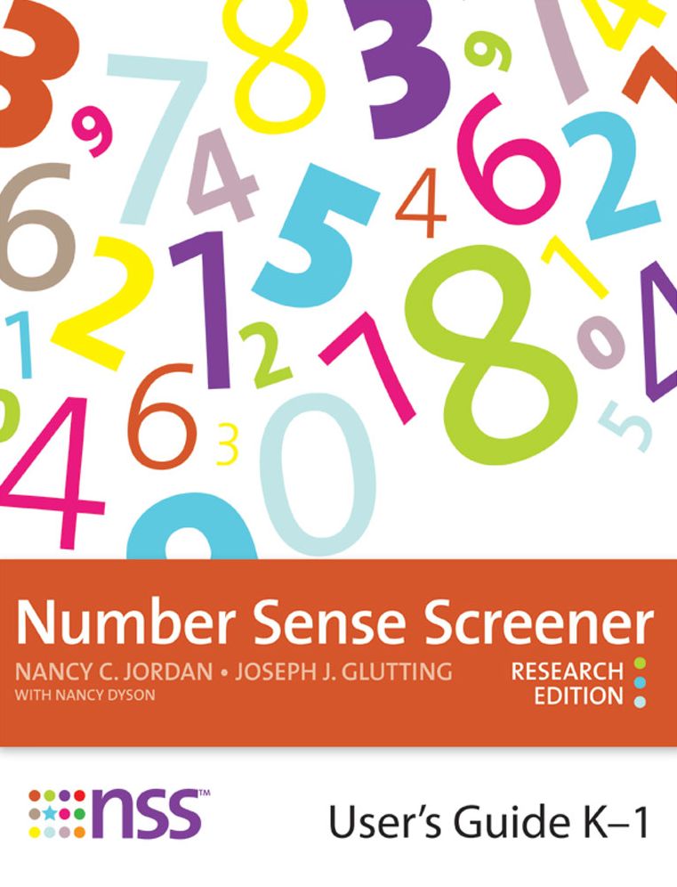 Number Sense Screener (NSS) User's Guide, K-1, Research Edition