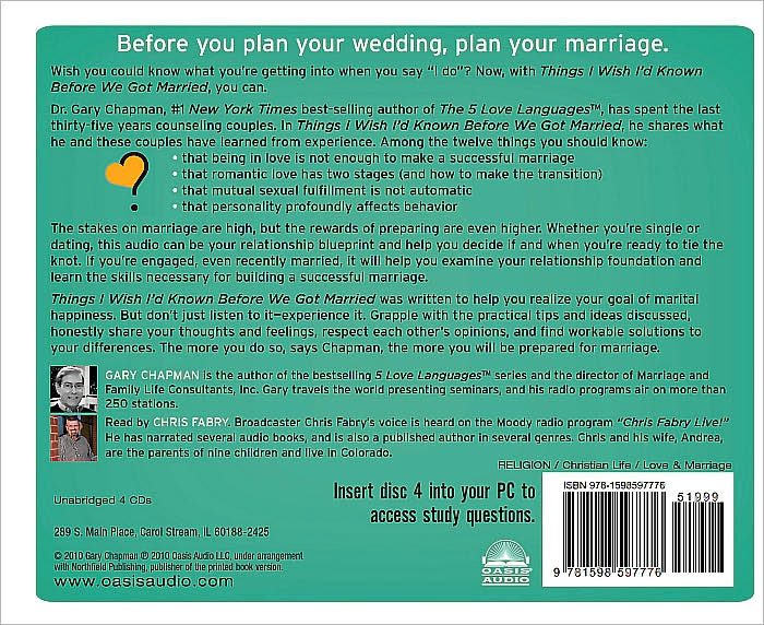 Things I Wish I'd Known Before We Got Married