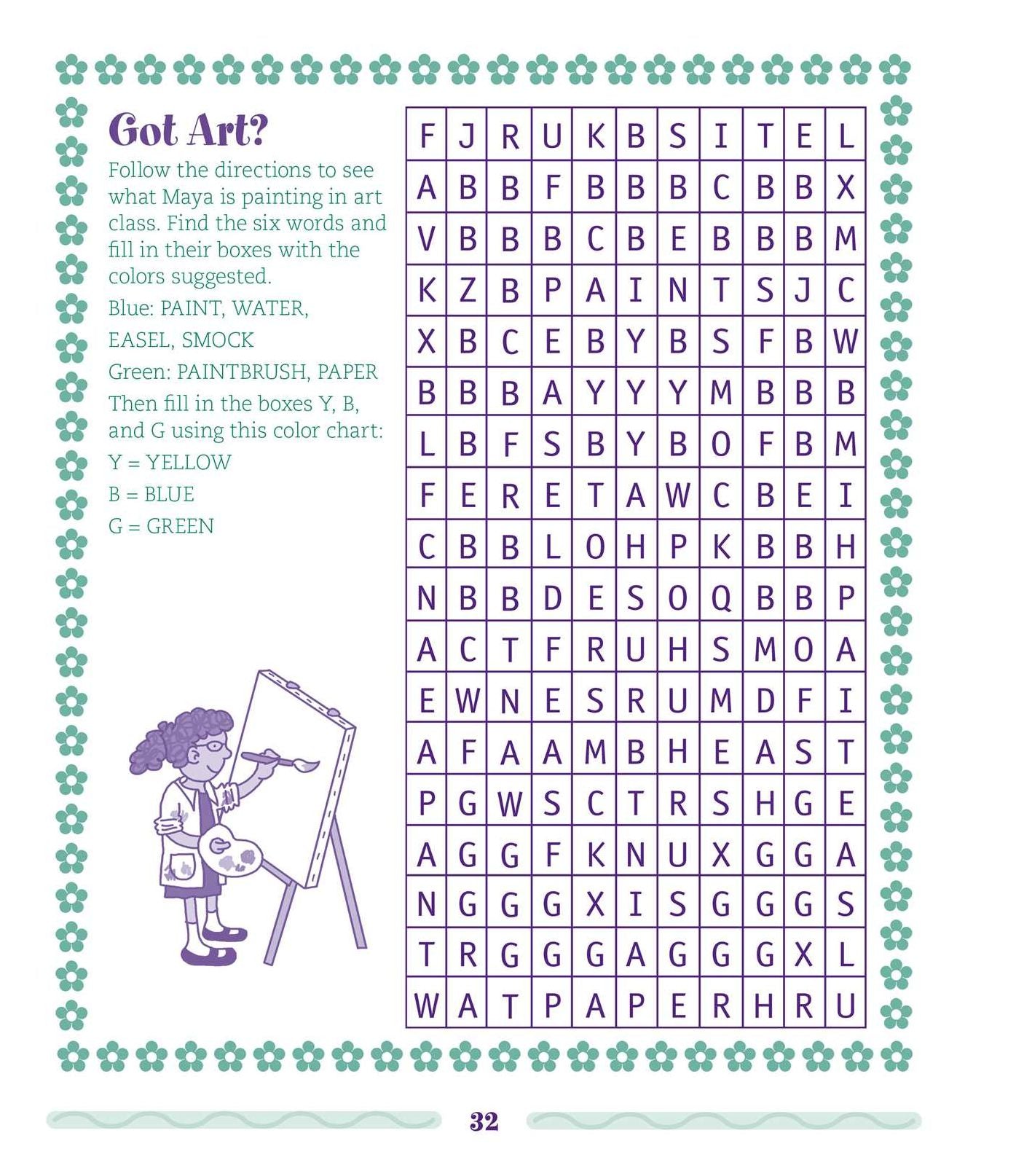 The Everything Kids' Word Search Puzzle and Activity Book: Solve clever clues and hunt for hidden words in 100 mind-bending puzzles