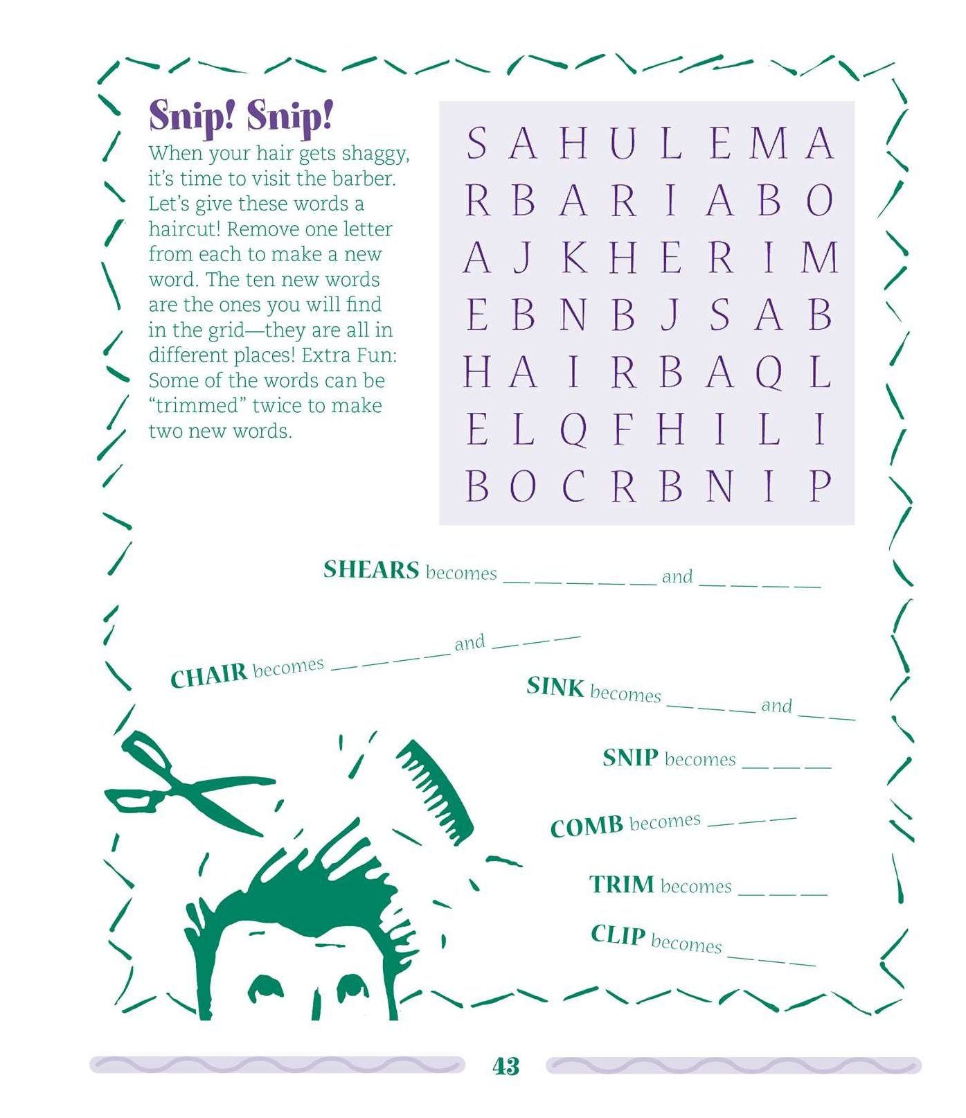 The Everything Kids' Word Search Puzzle and Activity Book: Solve clever clues and hunt for hidden words in 100 mind-bending puzzles