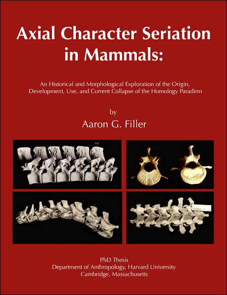 Axial Character Seriation In Mammals