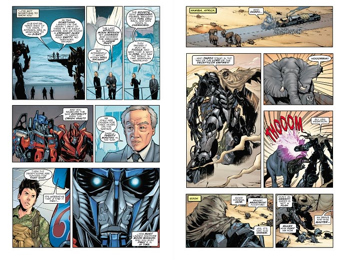 Transformers: Dark of the Moon Official Movie Adaptation, Volume 1
