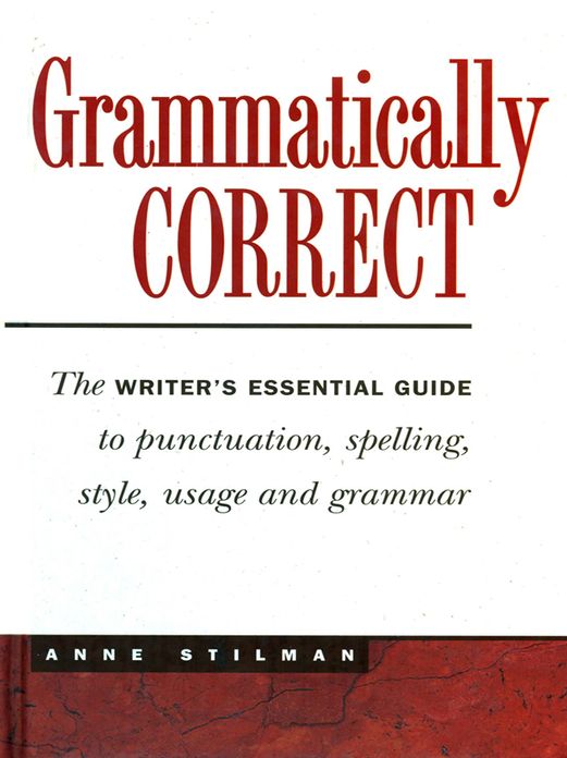 Grammatically Correct (PagePerfect NOOK Book)