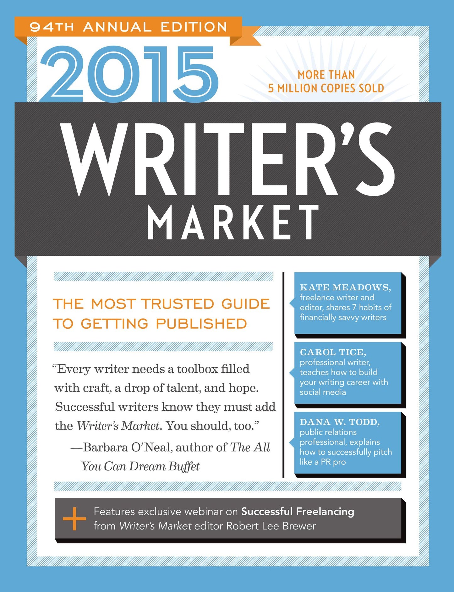 2015 Writer's Market: The Most Trusted Guide to Getting Published