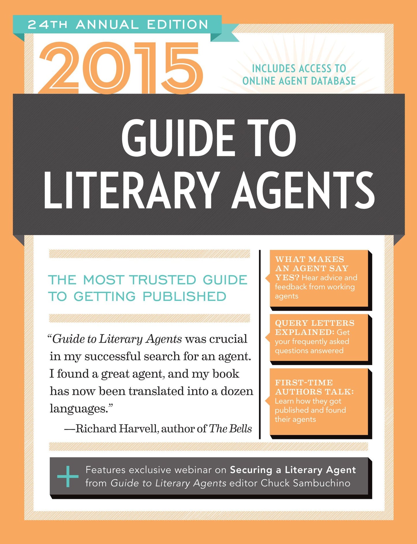 2015 Guide to Literary Agents: The Most Trusted Guide to Getting Published