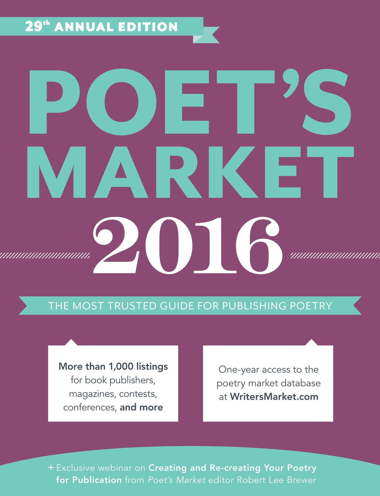 Poet's Market 2016: The Most Trusted Guide for Publishing Poetry