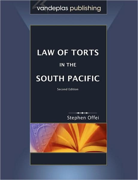 Law Of Torts In The South Pacific, 2nd Ed.