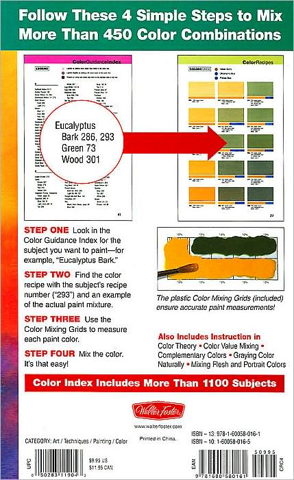 Color Mixing Recipes for Watercolor: Mixing recipes for more than 400 color combinations