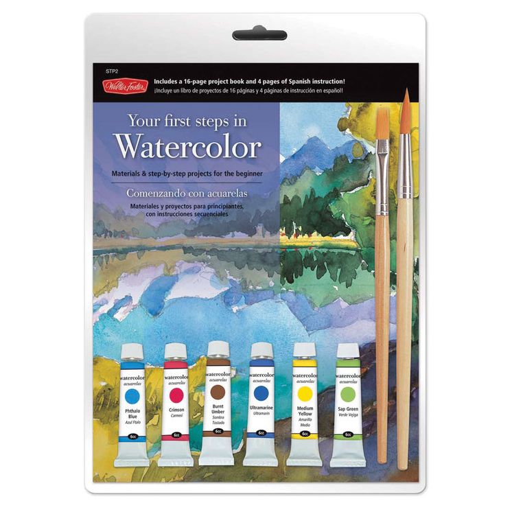 Your First Steps in Watercolor: Materials & step-by-step projects for the beginner