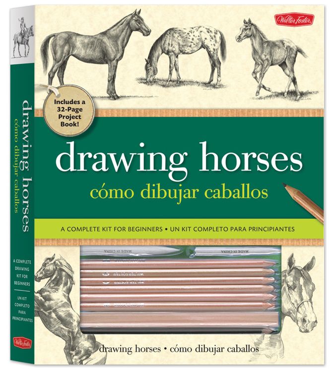 Drawing Horses: A complete kit for beginners