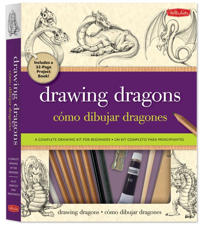 Drawing Dragons Kit: A complete drawing kit for beginners